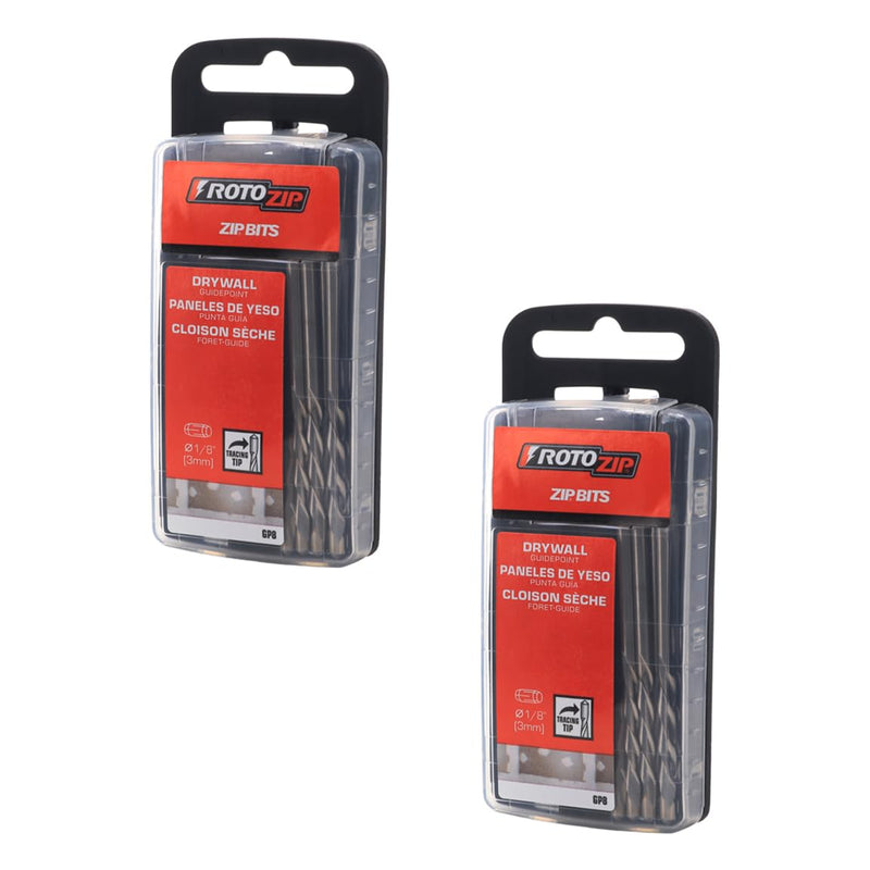 [Australia - AusPower] - Roto-Zip 1/8" Guide Point Drywall Router Bits for Cutout Tools (16-Pack) 