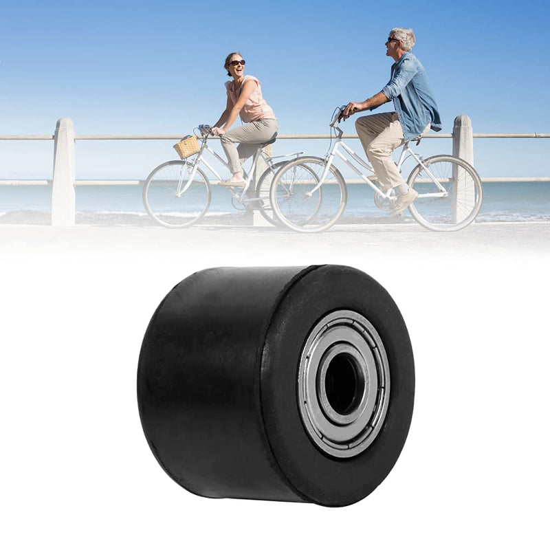 [Australia - AusPower] - Chain Tensioner Chain Roller Chain Guide Bike Wheel Roller Tensioner Chain Roller Idler Pulley 8mm Tensioner Pulley Wheel Guide Rubber Iron Material For Motorcycle Bike Chain Tensioner Roller 