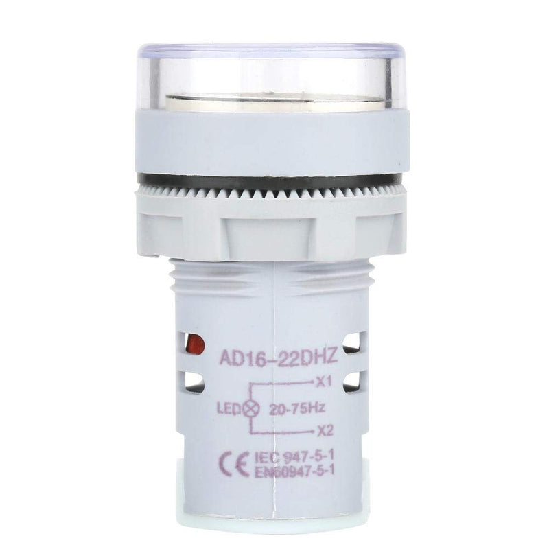[Australia - AusPower] - YWBL-WH AC Round Frequency Meter LED Digital Display Hz Frequency Indicator Light 