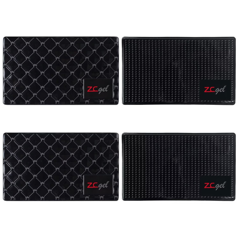 [Australia - AusPower] - Sticky Dash Pad (4 Pack), Removable and Traceless Car Dashboard Mat with Heat Resistant, Sticky Non-Slip Dashboard Gel Pad for Cell Phone, Sunglasses, Keys, Coins and More (Size: 5.9" x 3.5") middle 