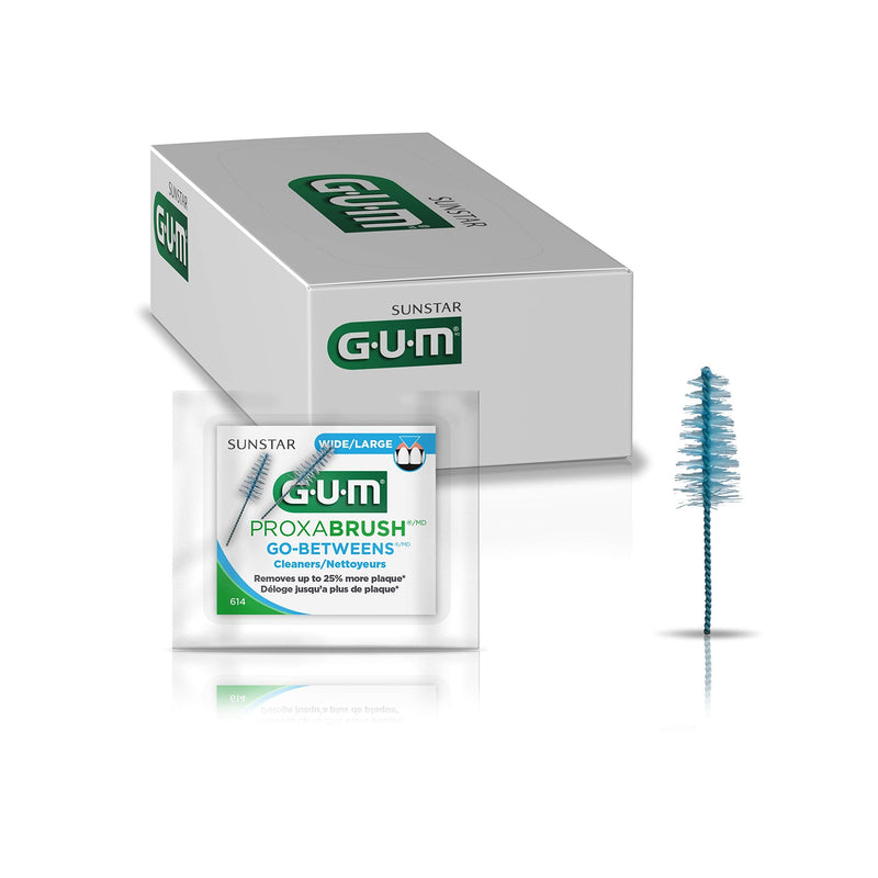[Australia - AusPower] - GUM Proxabrush Go-Betweens Wide Interdental Brush Refills, 2ct., (Pack of 18) 