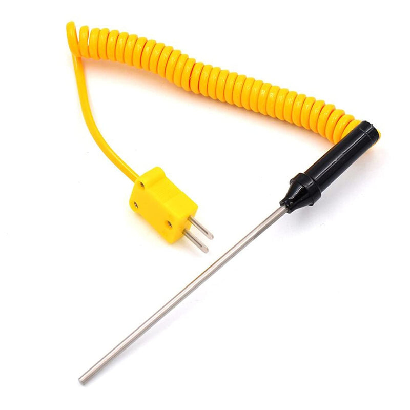 [Australia - AusPower] - 90x3mm K-Type Thermocouple Stainless Steel Probe Temperature Controller Wire Sensors (3X90mm) 