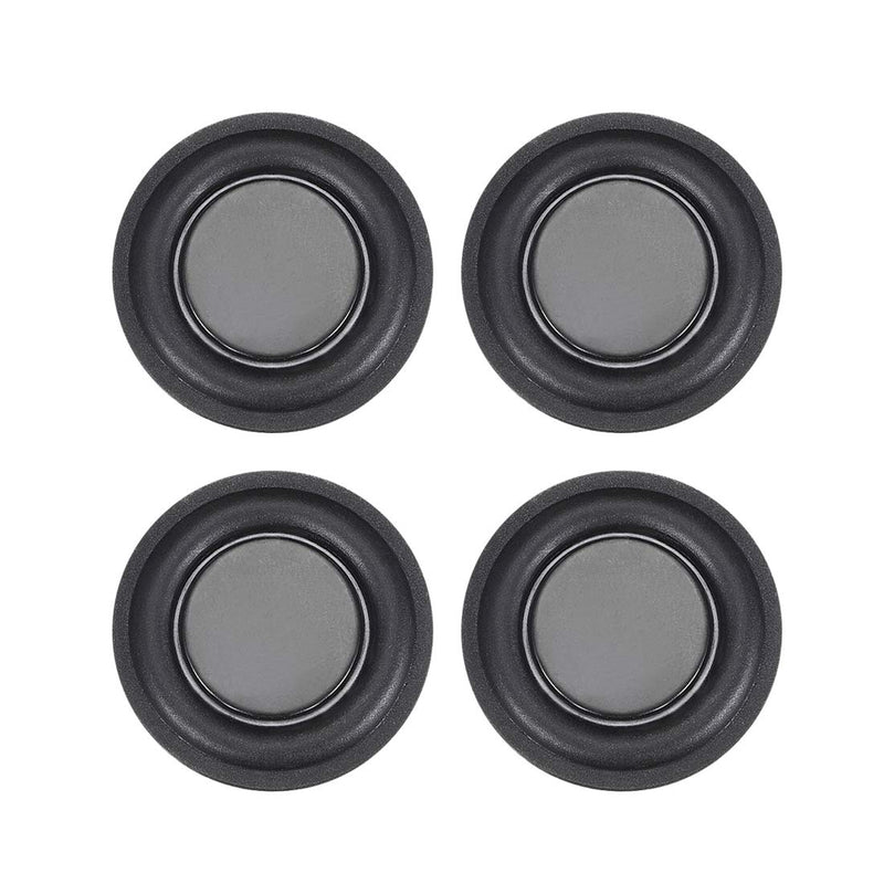 [Australia - AusPower] - uxcell 4Pcs 1.25" 32mm Bass Speaker Passive Radiator Auxiliary Rubber Vibration Plate Subwoofer DIY Repair 