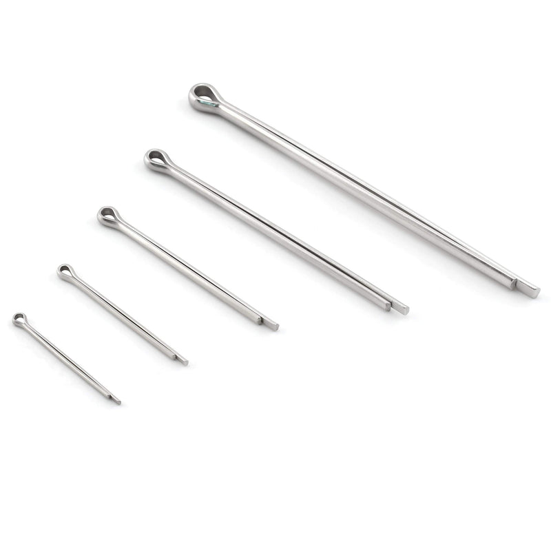 [Australia - AusPower] - Cotter Pin Assortment Kit, SDTC Tech 20 PCS 304 Stainless Steel Pin Clips Fastener - 5 Sizes 20 cotter pins 