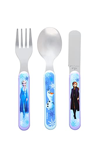 Disney Frozen II childrens cutlery set, 3 piece Magical Journey Single