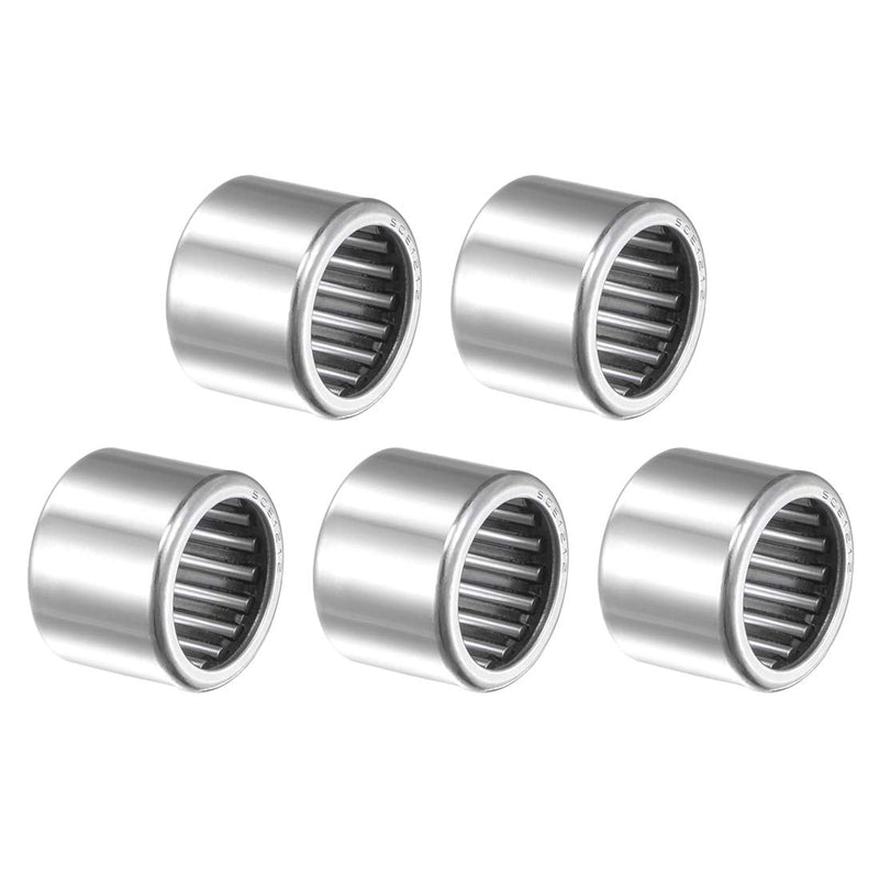 [Australia - AusPower] - uxcell SCE1212 Needle Roller Bearings, Drawn Cup Open End, 3/4-inch Bore 1-inch OD 3/4-inch Width 15300N Static Load 22100N Dynamic Load 5pcs 3/4x1x3/4" 