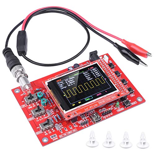 ARCELI Pocket Digital Oscilloscope Kit, Open Source, 2.4" TFT, 1 MSP with Probe, Assembled Version (Welded)