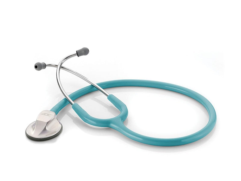 [Australia - AusPower] - ADC Adscope 615 Platinum Sculpted Clinician Stethoscope with Tunable AFD Technology, Lifetime Warranty, Turquoise 