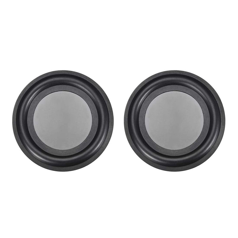 [Australia - AusPower] - uxcell 2Pcs 3.5" 92mm Bass Speaker Passive Radiator Auxiliary Rubber Vibration Plate Subwoofer DIY Repair 