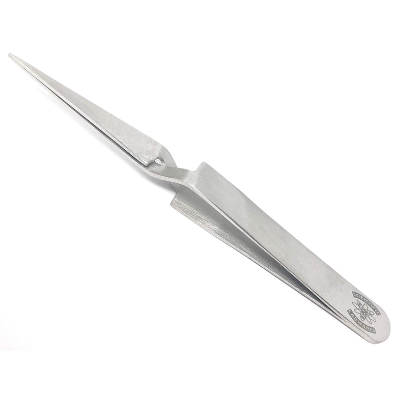 [Australia - AusPower] - Stainless Steel Reverse Action Forceps with Straight Very Fine Point 