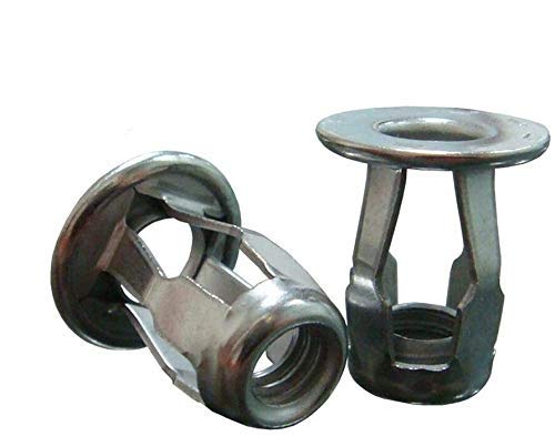 WYZBEN TJUS06 stainless steel blind jack nuts, M6 x 20mm, 10-piece set