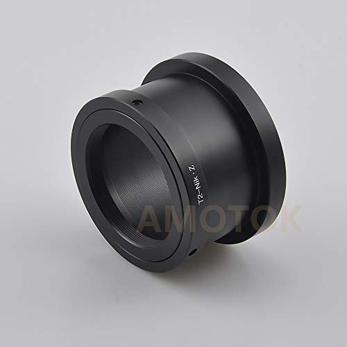 T2 to Nikon Z Camera Adapter,T2 T-Mount telephoto Lens to for Nikon Z Mount Z6 Z7 Full Frame Camera T2 to Nik Z adapter