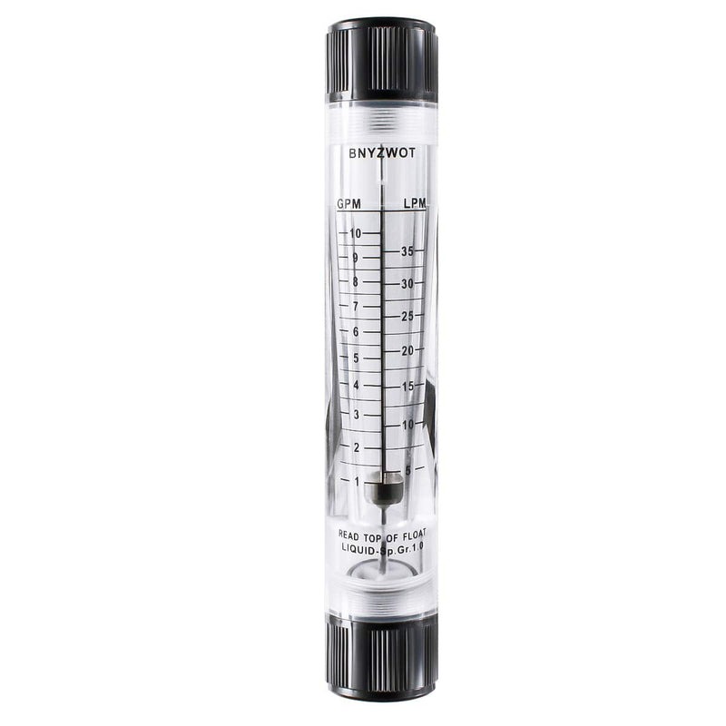 [Australia - AusPower] - Pipe Liquid Flow Meter Plexiglass Flowmeter G1 Thread G-25 1-10GPM 5-35LPM 