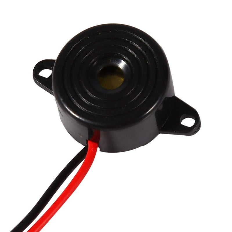 3-24 V Electronic Buzzer, Piezotone Buzzer, 85 to 95 Decibels, Cable Length 100 mm, Widely Used in Computers, Printers, Photocopiers, Alarm Systems and Electronic Toys