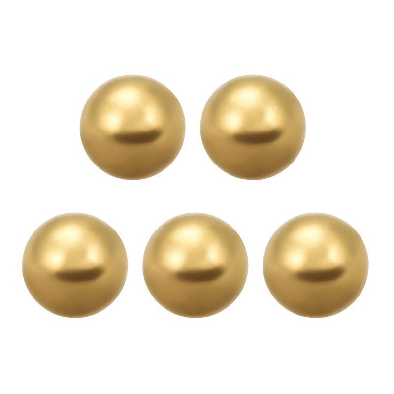 [Australia - AusPower] - uxcell 5/8-inch Precision Solid Brass Bearing Balls 5pcs 