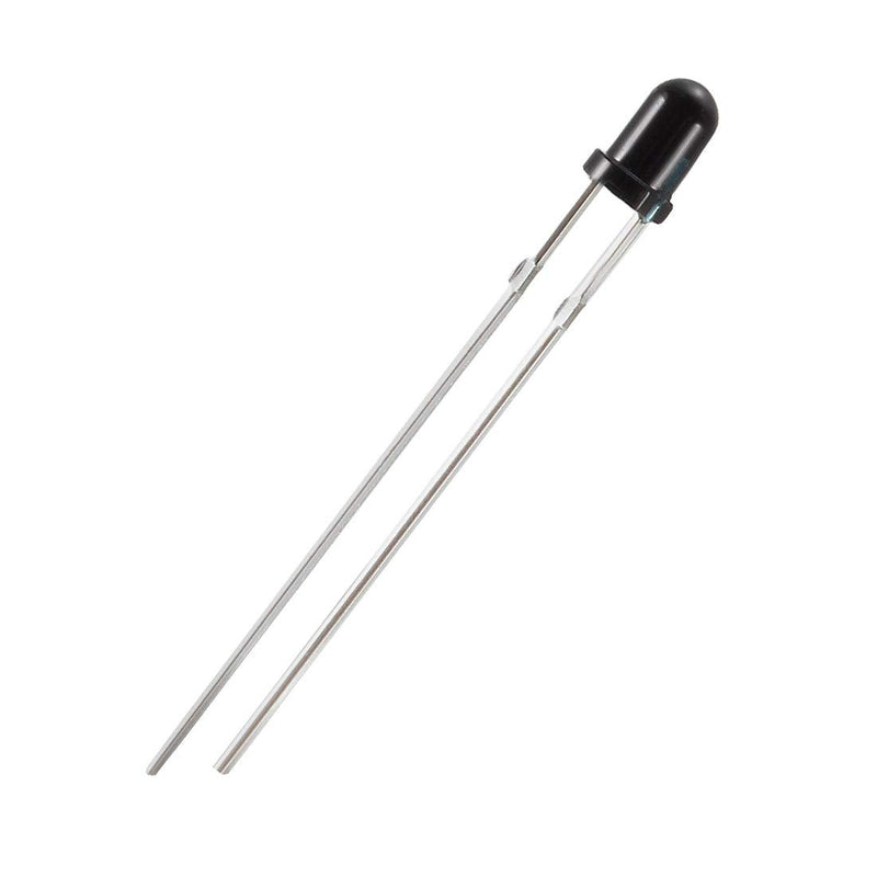 [Australia - AusPower] - uxcell 50pcs 3mm 940nm Infrared Receiver Diode DC 1.2V LED IR Receiver Light Emitting Diodes Black Round Head 
