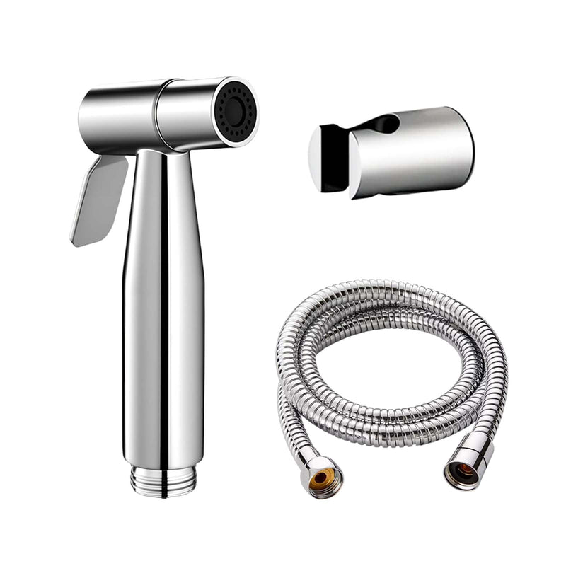 Handheld Bidet Douche Shower Spray for Toilet, IDMAX Stainless Steel Bidet Sprayer, Hand Held Toilet Washer Bathroom Hand Shower Shattaf Sprayer Muslim Shower for Personal Hygiene Sprayer-501C