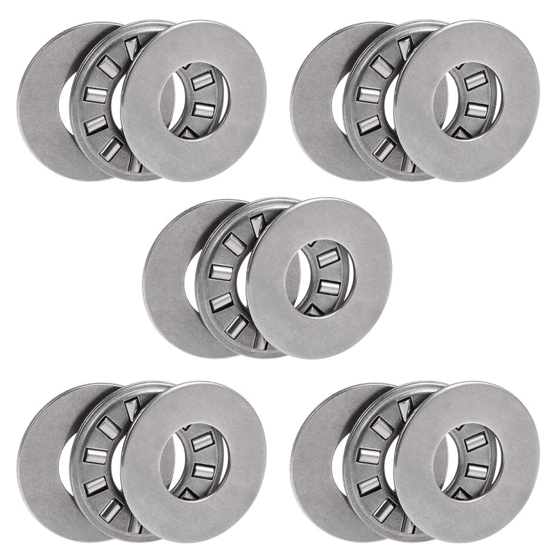 [Australia - AusPower] - uxcell TC613 Thrust Needle Roller Bearings with Washers 3/8" Bore 13/16" OD 5/64" Width 5pcs 3/8"x13/16"x5/64" 