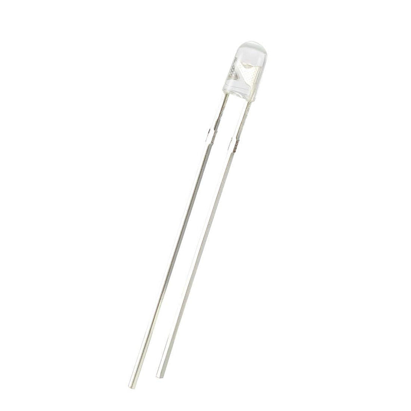 [Australia - AusPower] - uxcell 10pcs 3mm 850nm Infrared Emitter Diode DC 1.5V LED IR Emitter Light Emitting Diodes Clear Round Head 