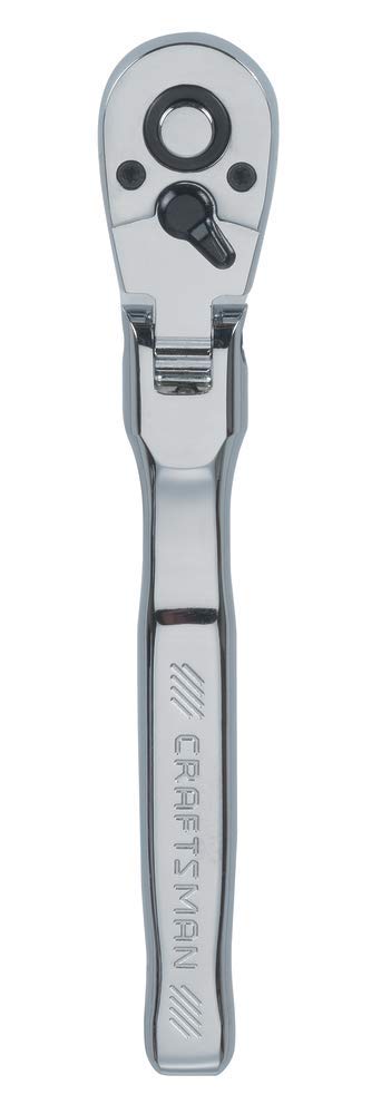 CRAFTSMAN Flex Head Ratchet, SAE, 72-Tooth, 3/8-Inch Drive (CMMT99420) 3/8"-24 thread size, h3 tolerance