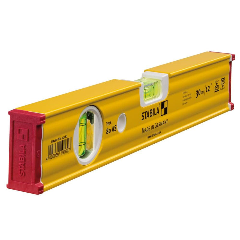 [Australia - AusPower] - Stabila 29012 12 Inch Type 80 AS Spirit Level Tool - STABILA 