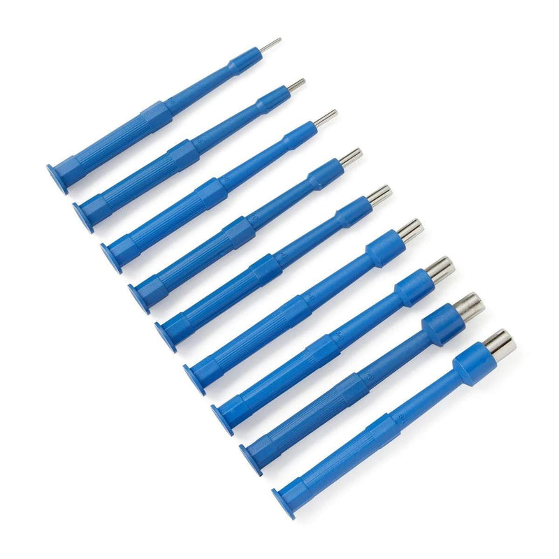 Disposable Biopsy Punch, Sterile Biopsy Dermal Punch for Piercing, Stainless Steel Skin Piercing Tool with Protective Handle (Box of 25)(5 MM) 5 MM