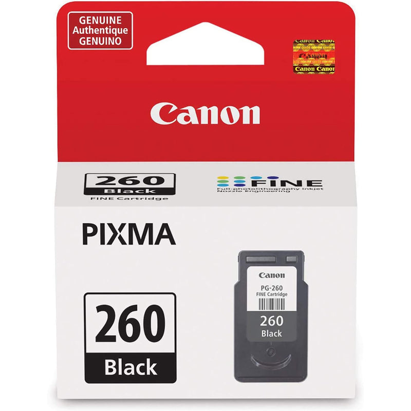 [Australia - AusPower] - Canon PG-260 Black Ink Cartridge, Compatible to TR7020, TS6420, and TS5320 1 Count (Pack of 1) 