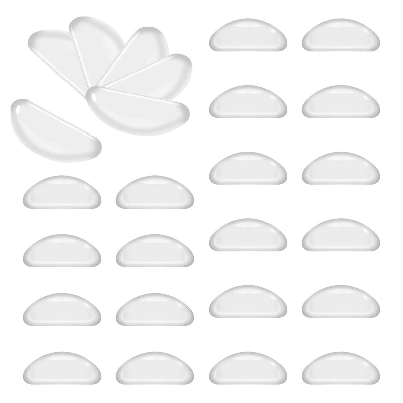 [Australia - AusPower] - Silicone Adhesive Eyeglass Nose Pads - 20 Pairs Nose Pads for Eyeglasses 