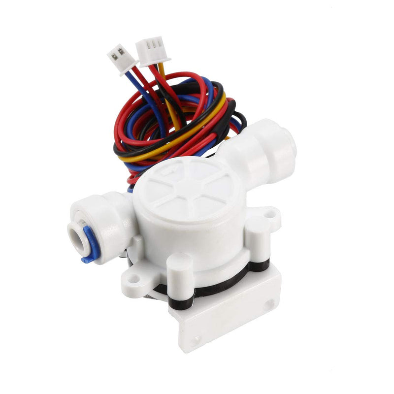 uxcell 1/4in Quick Connect Hall Effect Liquid Water Flow Sensor Switch Flowmeter Counter Meter DC5V 0.05-0.8L/min