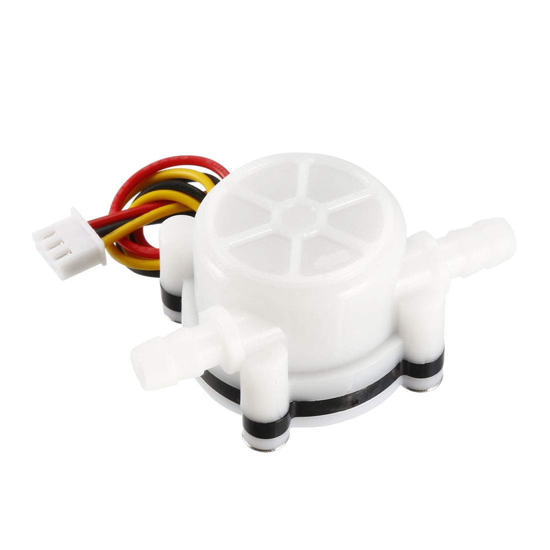 [Australia - AusPower] - uxcell 1/4in Hall Effect Liquid Water Flow Sensor Switch Flowmeter Counter Meter DC5V 0.3-6L/min White YF-S401 