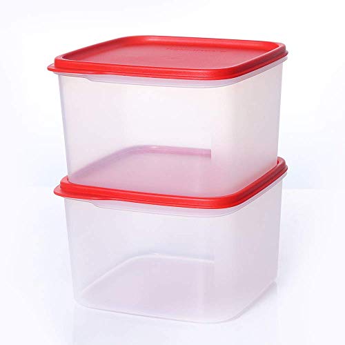 Tupperware Smart Storer Square Container 2.5l 2pc