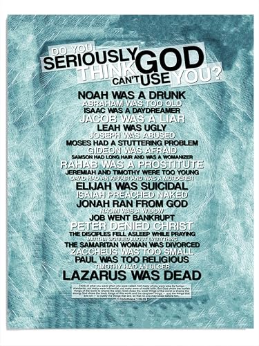 God Can Use You, Modern Christian Wall Art, 11x14 Unframed
