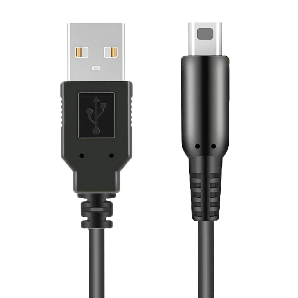 [Australia - AusPower] - 3DS USB Charger Cable, Power Charging Lead for Nintendo New 3DS XL/New 3DS/ 3DS XL/ 3DS/ New 2DS XL/New 2DS/ 2DS XL/ 2DS/ DSi/DSi XL Black 