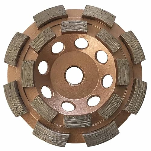 4" Diamond Grinding Wheel for Concrete 16 Dbl Row Segments 5/8"-11 4" - 16 Segs Premium Double Row - 5/8"-11 Arbor