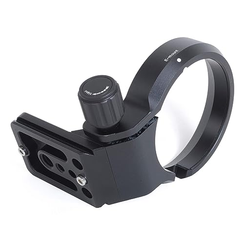 iShoot Tripod Mount Ring Lens Collar with Arca-swiss Fit Quick Release Plate Compatible with Sony SEL35F14Z FE 35mm f/1.4 ZA, SEL90M28G FE 90mm f/2.8 Macro G OSS, SEL100F28GM FE 100mm f/2.8 STF GM OSS
