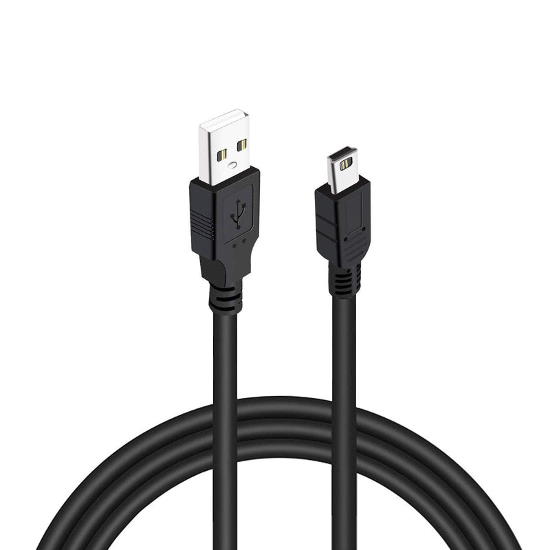 [Australia - AusPower] - Suptig Charging Cable Mini USB Charging Cable 2 Pack Compatible for Gopro Hero 4 Silver Hero 4 Black Hero 3+ Silver Hero 3+ Black Hero 3 White Hero 3 Black Hero 3 Silver Hero 2 Hero 1(Black) 