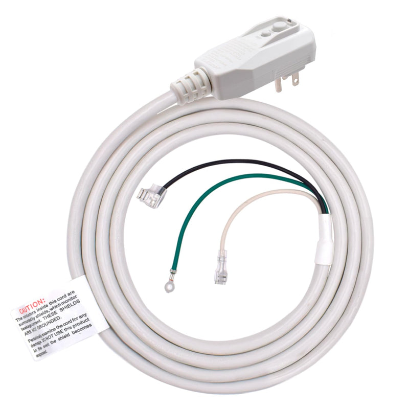 [Australia - AusPower] - ELEGRP 0651515LY L15515 L22515 14AWG LCDI Power Cord Plug for A/C Air Conditioner, E250451 UL Certified, 7.5FT Leakage Current Detection Interrupter Replacement, 120V 15A 1800W 60Hz NEMA 5-15P, 1 Pack 