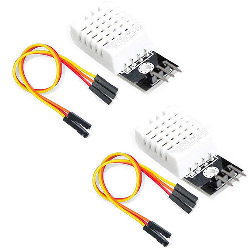 [Australia - AusPower] - AITRIP 2pcs DHT22/AM2302 Digital Temperature and Humidity Sensor Module Temperature Humidity Monitor Sensor Replace SHT11 SHT15 for Arduino Electronic Practice DIY 