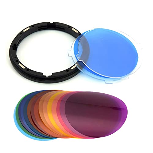Godox AK-R16 Diffuser Plate with V-11C Color Gel Set (15 Color 30 Pieces)