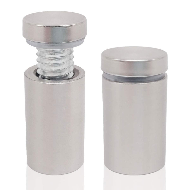 [Australia - AusPower] - Lantee Sign Standoff Screws - 8 Pcs 1/2 x 1 Inch Stainless Steel Standoff Mounts Hardware Screws for Acrylic & Glass, 12 x 25mm 1/2" x 1" / 12 x 25mm 