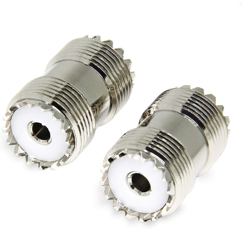 [Australia - AusPower] - UHF Barrel Connector, 10-Pack PL259 Coupler VHF Female to Female Coax Adaptor Coupler for CB Ham Radio Antenna Cable, SWR Meter 