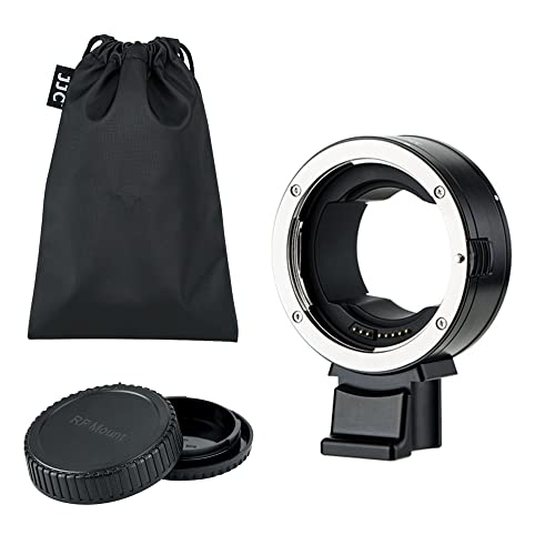 EF-EOS R Auto Focus Lens Mount Adapter for Canon EF EF-S to RF R50 Adapter Black