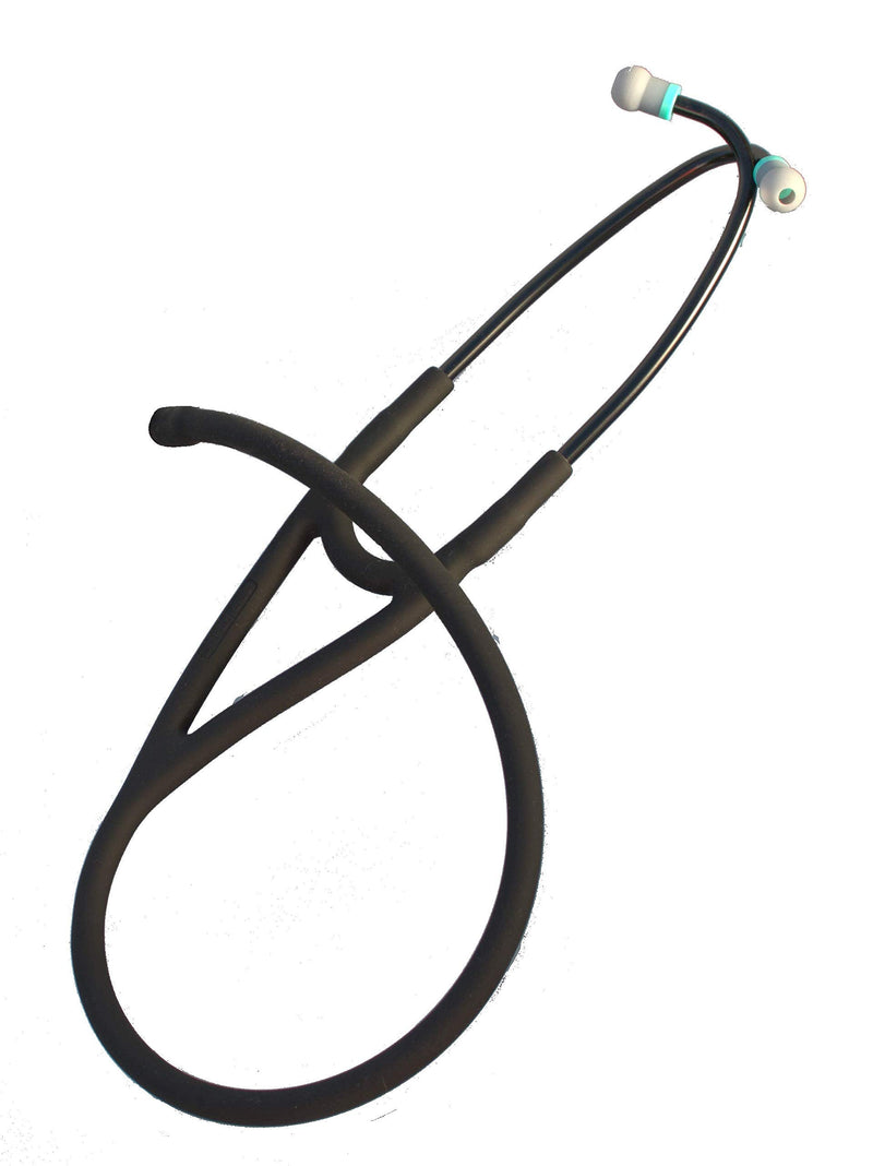 [Australia - AusPower] - Compatible Replacement Tube by CardioTubes fits Littmann(r) MasterCardiologyI(r) and Littmann(r) Cardiology III(r) Stethoscopes - 7mm Binaurals Black on Black TUBING 