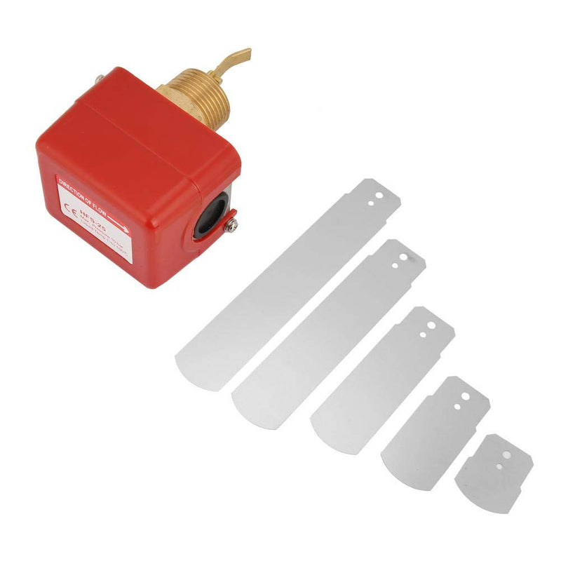 [Australia - AusPower] - Switch, 6-380V HFS-25 1" 1.0MPa Water Switch Paddle Control Water Switch Partial Stainless Steel Type Switch SPDT Contacts 