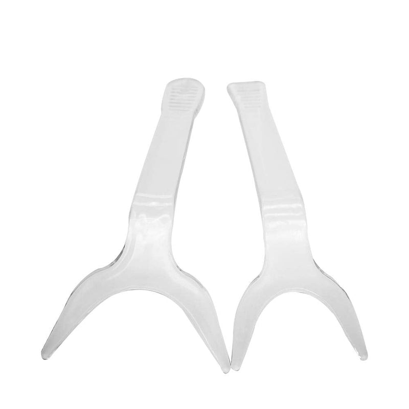 [Australia - AusPower] - 2PCS Dental Orthodontic Lip Retractor Clear Teeth Intraoral Mouth Lip Retractor Photography Opener (Large + Small) Large + Small 