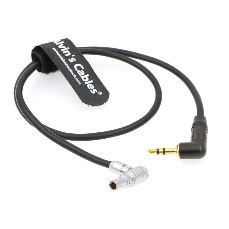 [Australia - AusPower] - Audio Cable for ARRI Alexa Mini Camera Right Angle 5 Pin Male to 3.5mm Right Angle TRS 20 Inches 50cm 