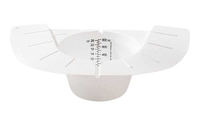 [Australia - AusPower] - Graduated Specimen Collector Pans 800 ml /26 oz (Pack of 10) White 