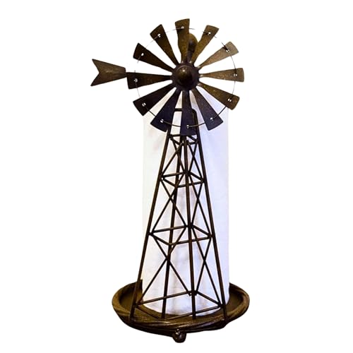 BestGiftEver Windmill Metal Paper Towel Holder