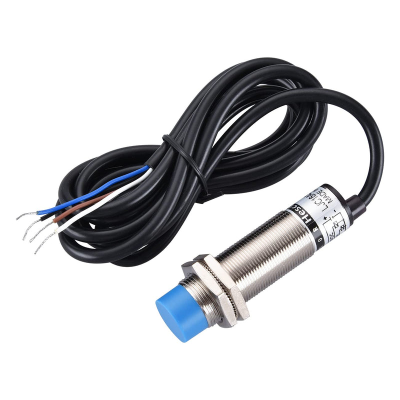 [Australia - AusPower] - Heschen M18 Capacitive Proximity Sensor Switch, Non-Shield Type, LJC18A3-B-Z/CY, Detection 10mm, 10-30VDC 200mA, PNP NO+NC, 4 Wires 