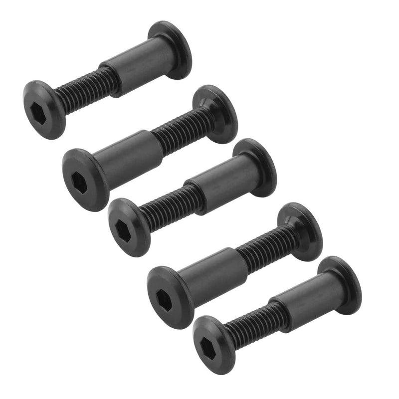 [Australia - AusPower] - MroMax M6 Binding Screws, M6 x 20mm Carbon Steel Binding Screws and Rivet Socket Cap Connecting for Binding Baby Bed Furniture, DIY Leather, Scrapbook and Photo Albums 10Pcs 